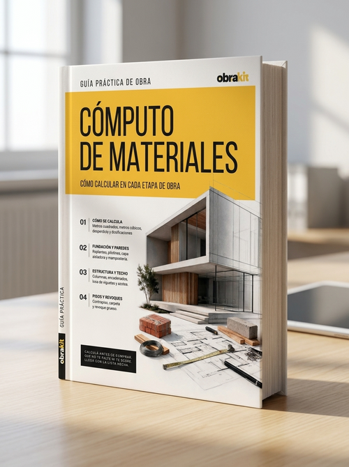 Cómputo de materiales — Guía práctica de obra + 3 Bonus